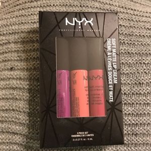 NYX Soft matte lip cream - 3 piece set
